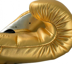 Перчатки боксерские AdiSpeed Metallic золото-серебристо-черные adiSBG501ProM