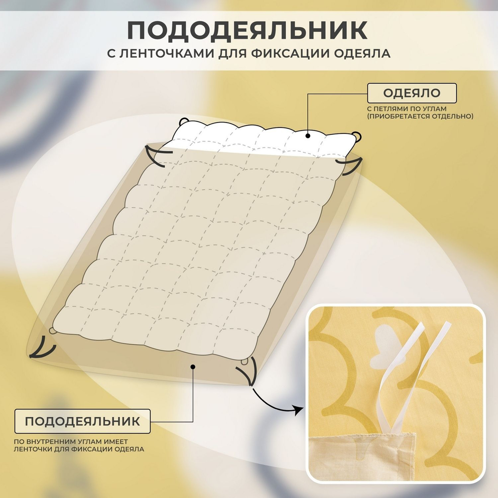 Комплект постельного белья Сатин 100% хлопок