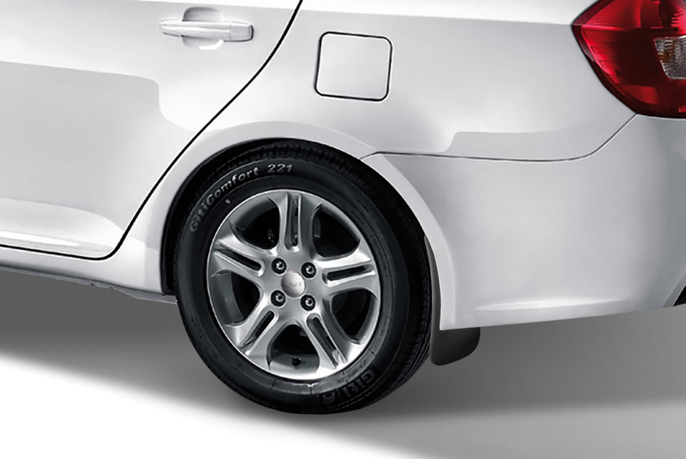 Брызговики задние GEELY GC6, 2014-2016 сед. 2 шт. (optimum) в коробке FROSCH..75.12.E10