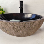 Раковина из речного камня ПАРА! RS-65359 48*34*15 0865