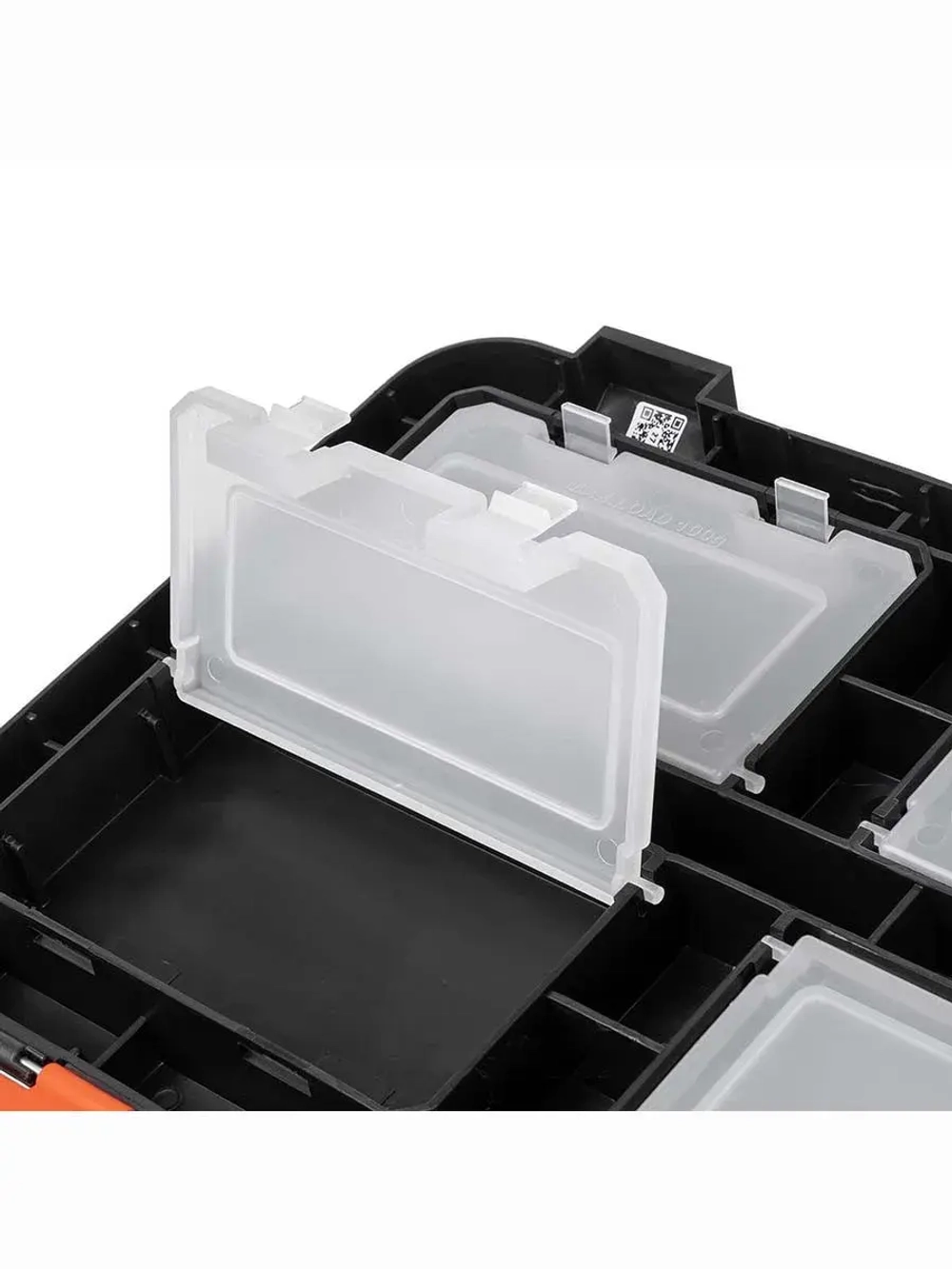 Ящик рыболовный зимний для хранения снастей PIKE оранжевый