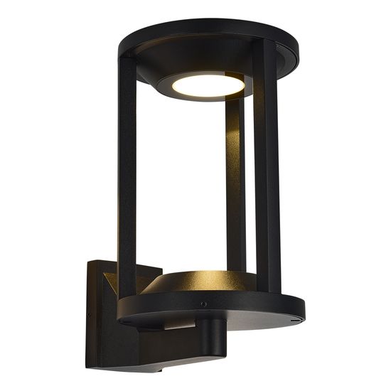 SL9535.401.01 Светильник уличный настенный ST-Luce черный/черный LED 1*9W 3000K GLORR