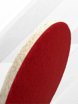 Войлочный круг для полировки под липучку 6х125 мм