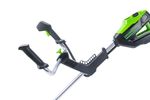 Триммер аккумуляторный Greenworks TB201H, Арт. 2112407U2B, 82V, 2,0 кВт, 46 см, c трехлопастным ножом и кусторезом, бесщеточный, с 2АКБ 5Ач и двойное ЗУ