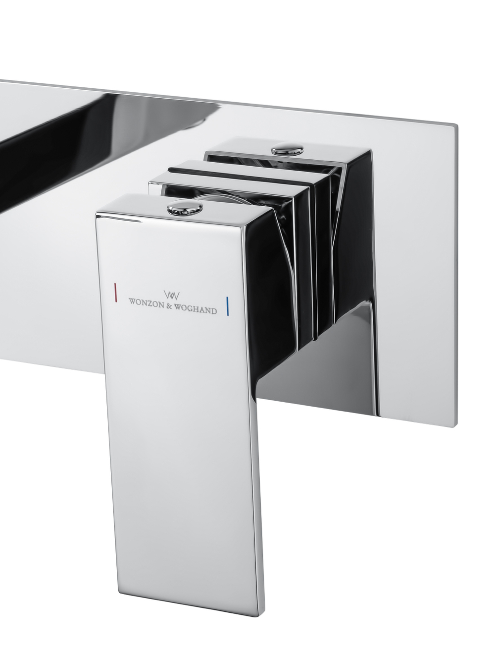 Смеситель для раковины встраиваемый WONZON & WOGHAND CUBE, Хром (WW-88869016-CR)