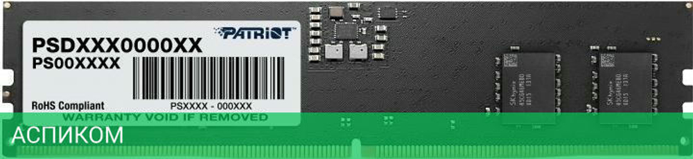 Оперативная память Patriot Signature Line 8GB DDR5 PC5-38400 (PSD58G480041)
