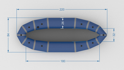 Пакрафт ExpedBoats Якут 220