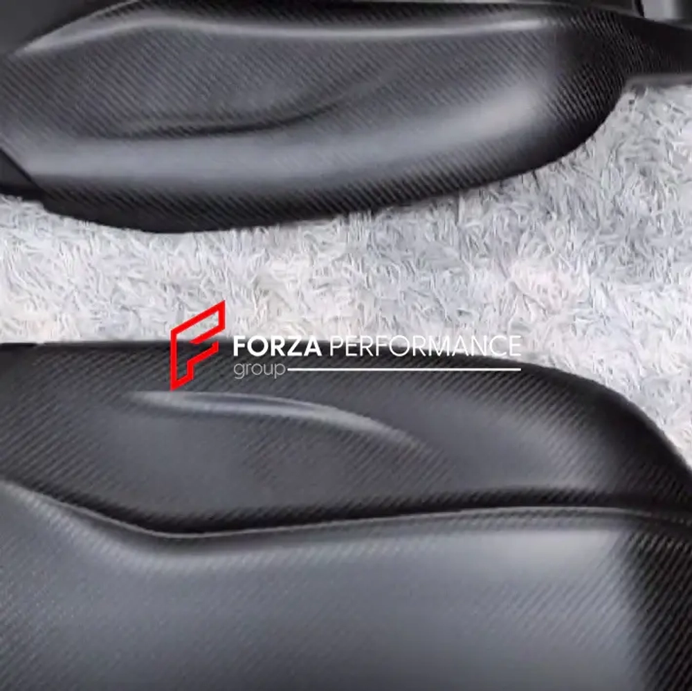 Чехлы на сиденья из карбона для ZEEKR 001 Зикр 001