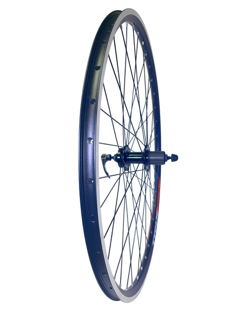 Колесо заднее 28-29" TRIX ал. дв. чер. / Втулка: ал. ДИСК касс. 8-10 ск. эксц. черный 14647