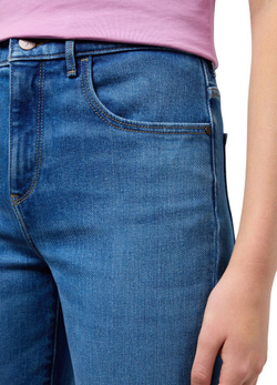 Джинсы Wrangler STRAIGHT MID WASH синий
