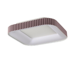 7770/56L AVRA LED SN 578 Светильник металл/белый/мокко LED (56Вт+14Вт) 3000-6000K 500х500 IP43 пульт ДУ+подсветка SHARMEL