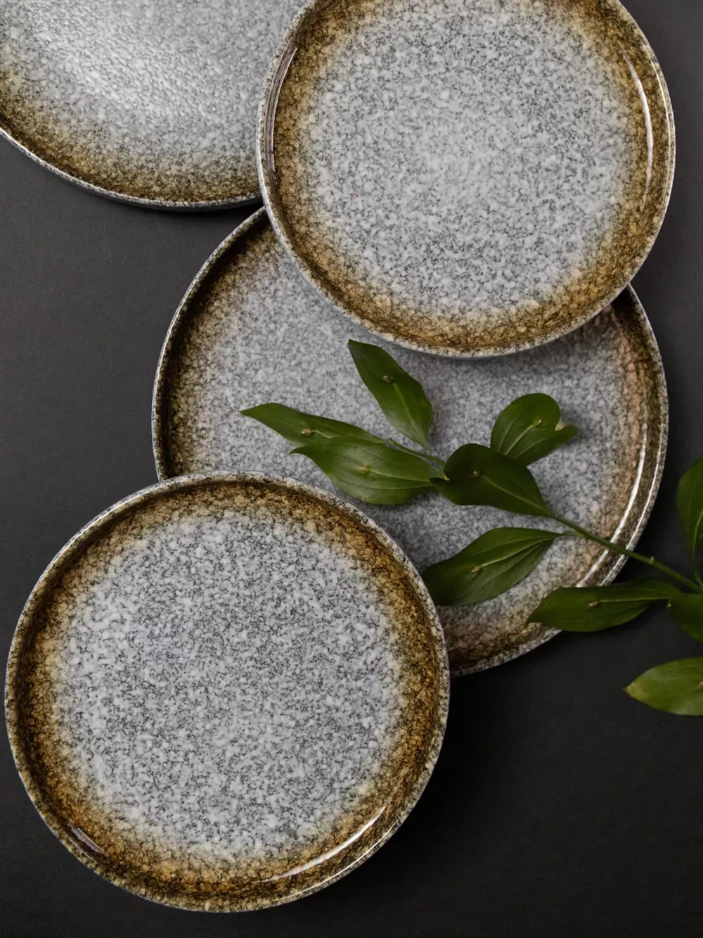 Набор 2 шт тарелок с бортиком, 20 см, Осень