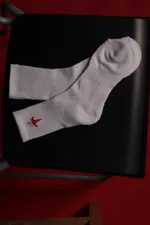 Носки Нетак «Лилии» Белые