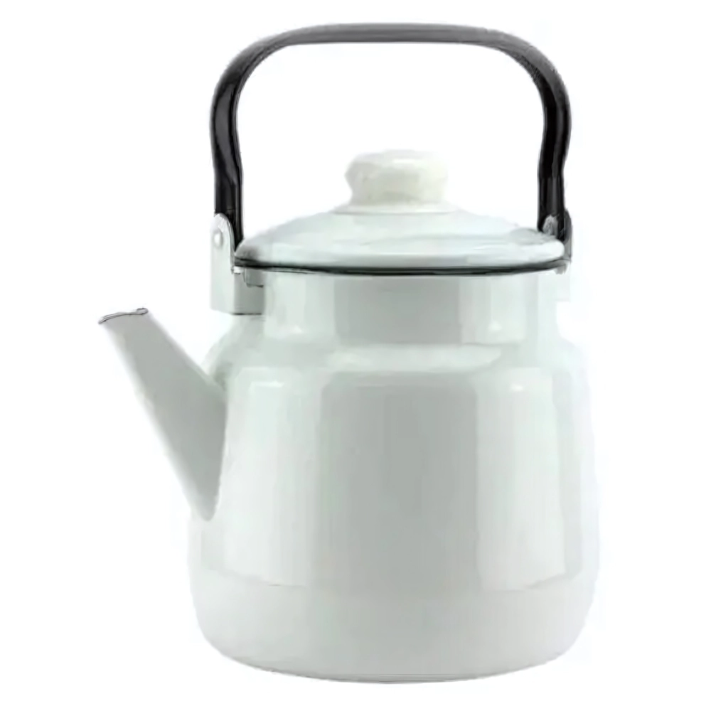 Чайник эмалированный 3,5л без рисунка 26-825
