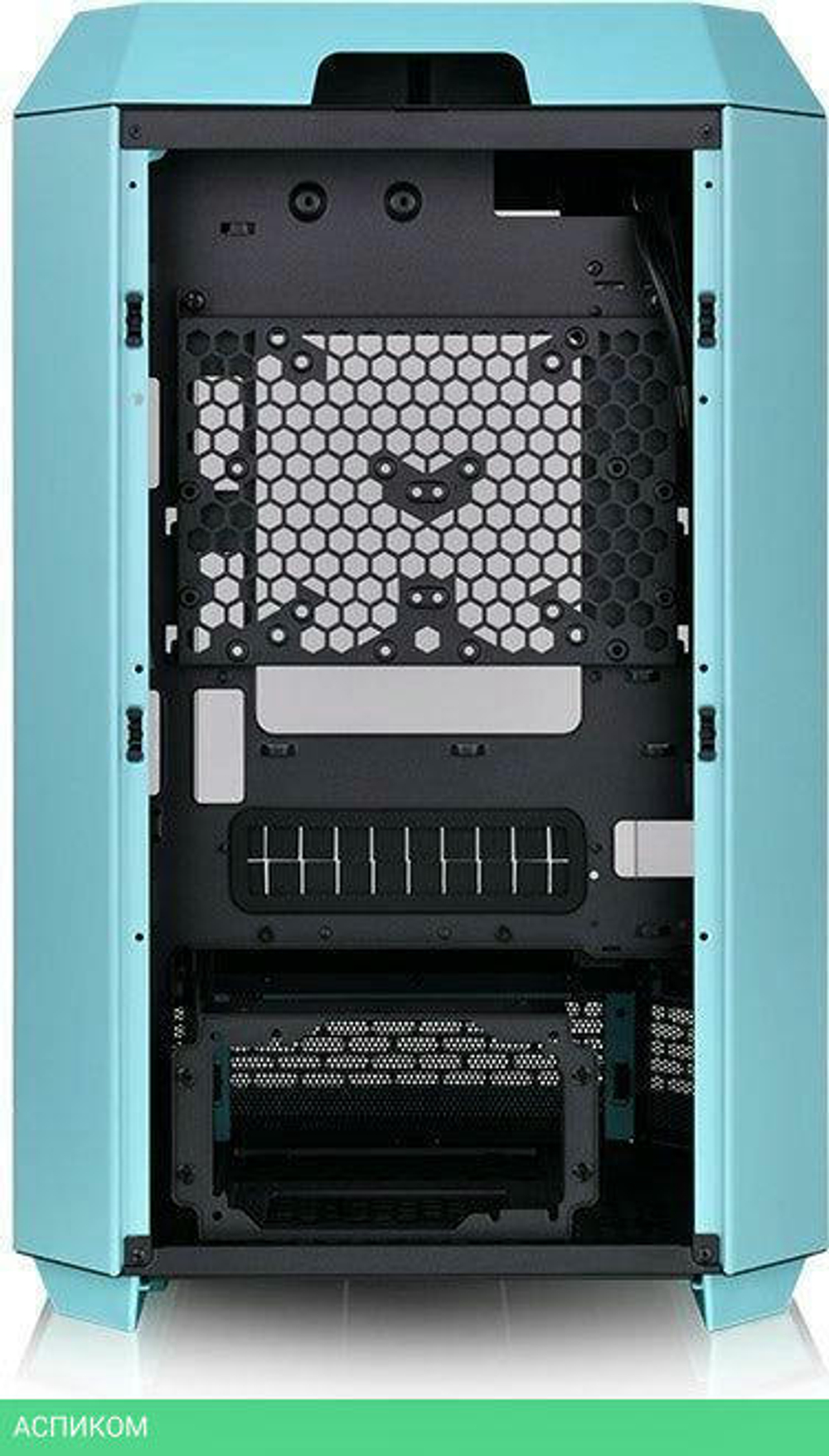 Корпус Thermaltake The Tower 300 Turquoise без БП голубой (CA-1Y4-00SBWN-00)