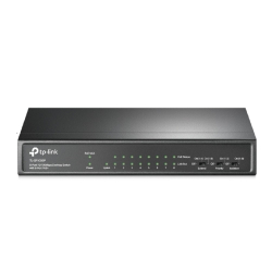 Коммутатор TP-Link TL-SF1009P Настольный коммутатор с 9 портами 10 / 100 Мбит / с (8 портов PoE+)