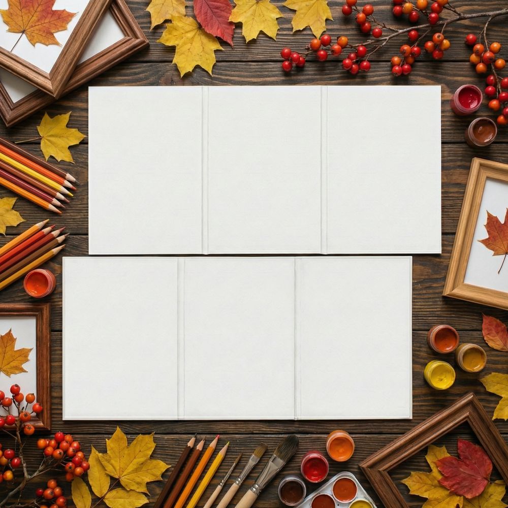 PSD-Мокап трюмо "Осень" PSD-Мокап трюмо "Осень"