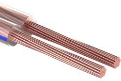 Акустический кабель REXANT 2х2,50 кв.мм, прозрачный BLUELINE, бухта 100 м 01-6208-3