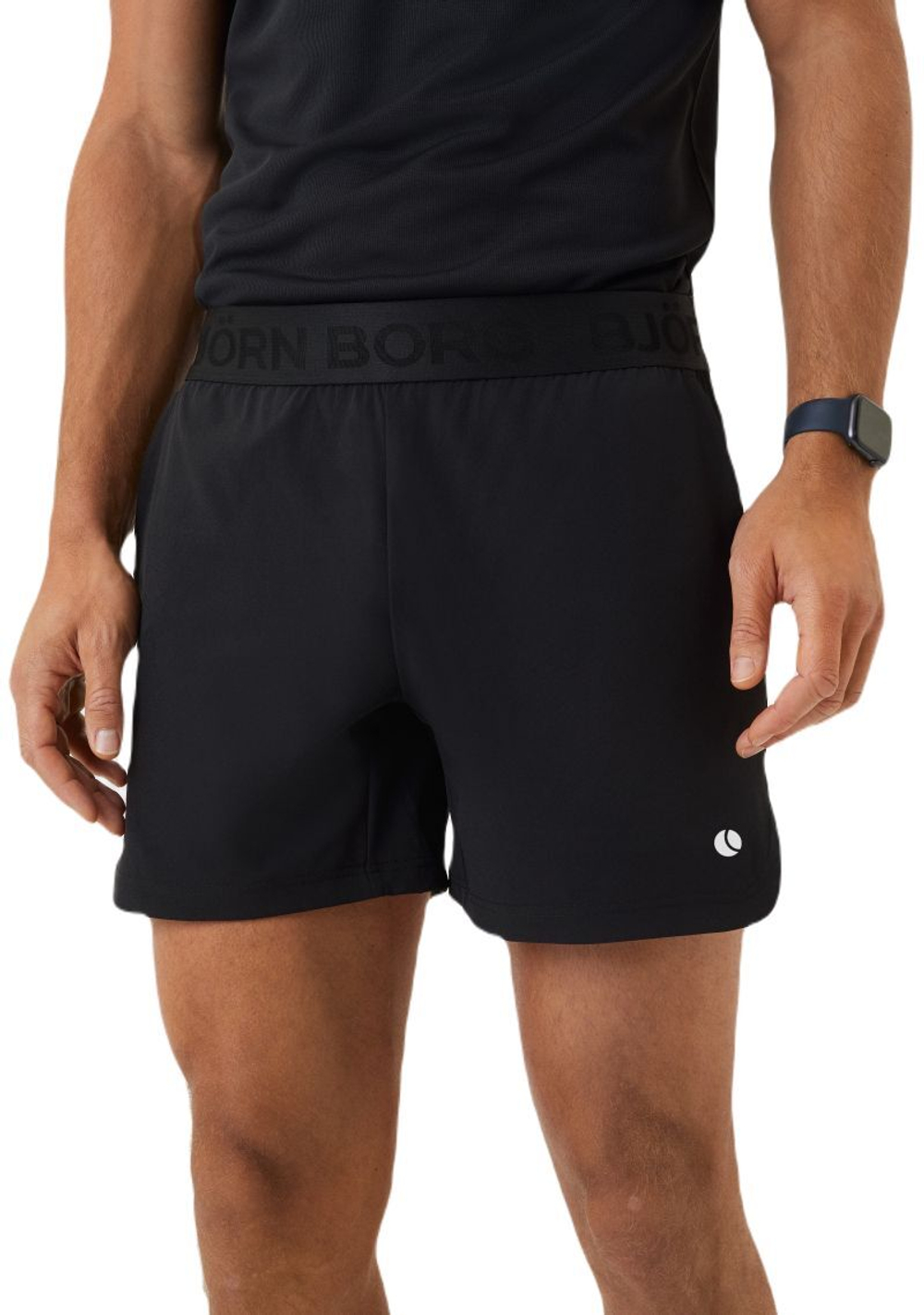 Мужские теннисные шорты Björn Borg Ace Short Shorts - black beauty