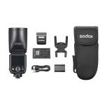 Вспышка накамерная Godox V100O TTL с круглой головкой для Olympus/Panasonic