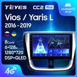 Teyes CC2 Plus 10.2" для Toyota Vios, Yaris L 2016-2019