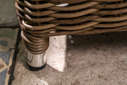 Плетеный кофейный стол OPAL