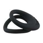 Кольцо эрекционное Incredible Duo черное