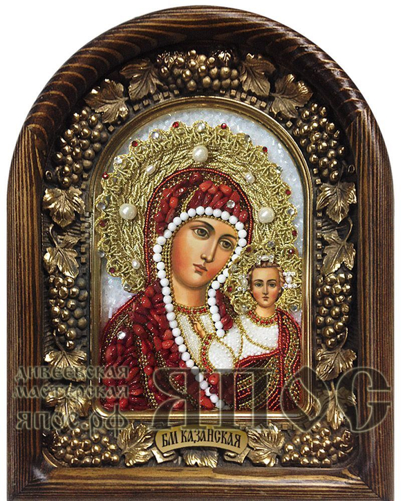 Икона Пресвятая Богородица Казанская бисер