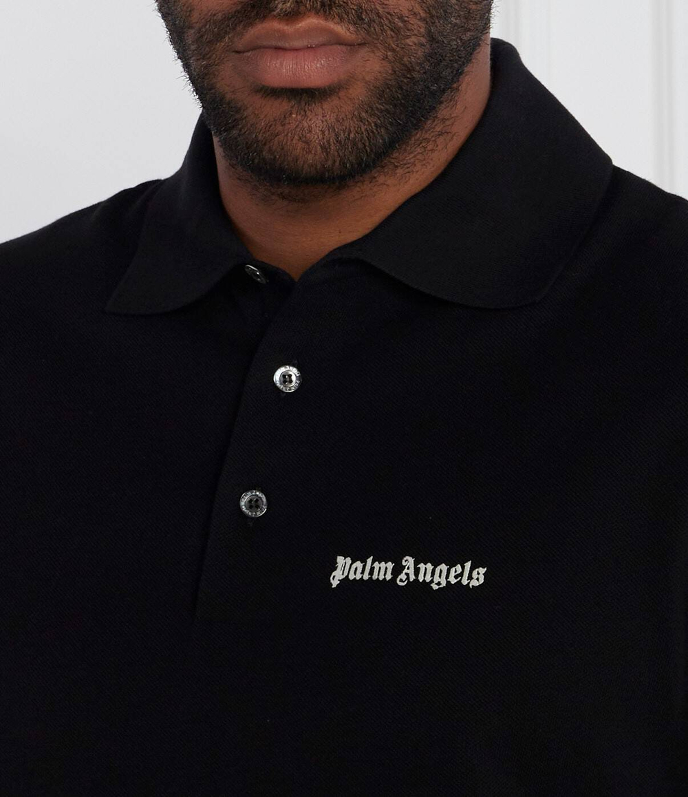 Поло Palm Angels - черный(PMGB012F 23FAB001)