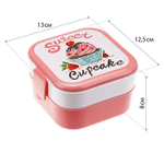 Контейнер для обеда (0,4+0,4л)