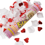 Хлопушка-конфетти «Лепестки роз и сердца», 30 см