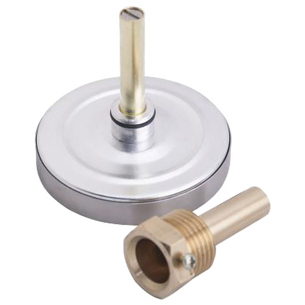 Термометр Gappo биметаллический с погружной гильзой 1/2" x 0-120 гр.