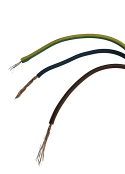 Кабель силовой с угловой вилкой 10/16A 250V универсальный 1,2 метра до 700Вт