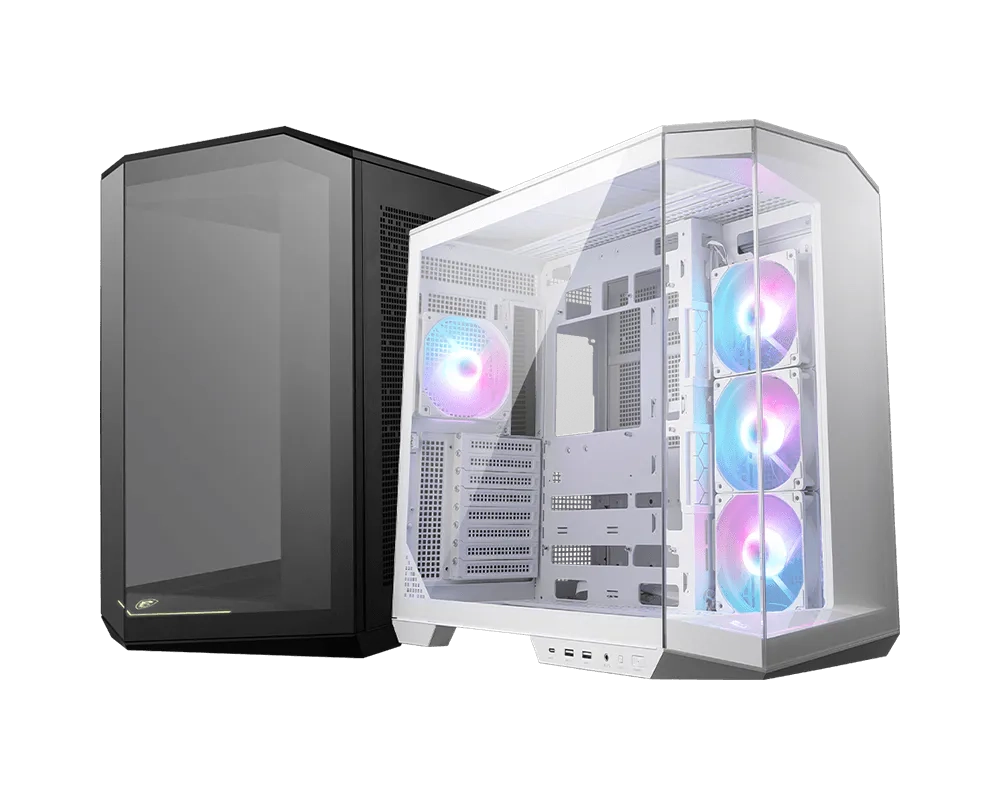 Компьютерный корпус MSI MAG PANO 100R PZ  Back-connect: ATX  2x3.5"/2.5", 1xUSB-C Black