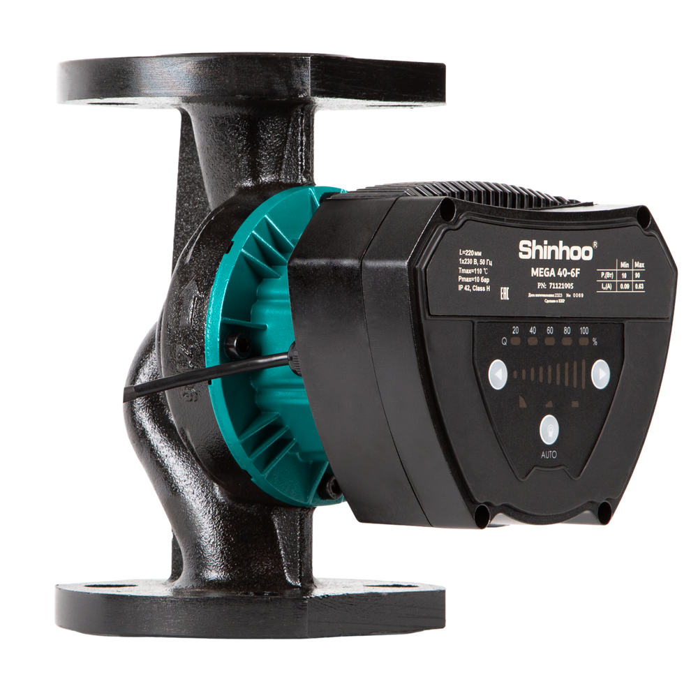 Циркуляционный насос MEGA, фланцевый, Shinhoo