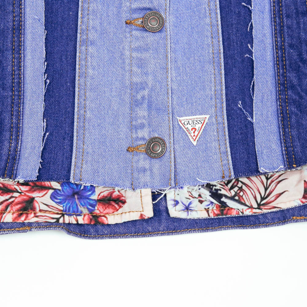 Куртка джинсовая GUESS Синий/Голубой/На спине вышивка: змея Мальчик