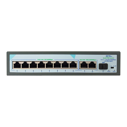 Коммутатор на 8 PoE портов ST-S817POE (2G/1S/120W/A)