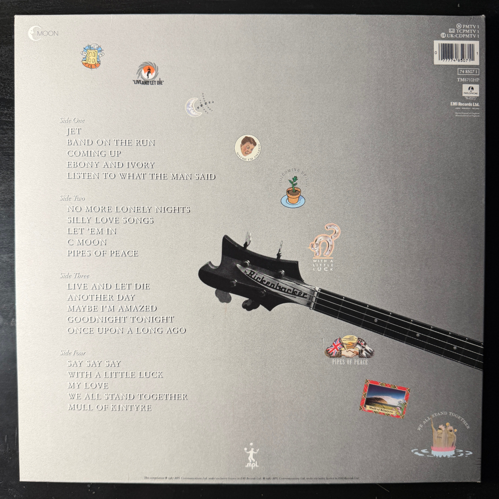 Paul McCartney ‎– All The Best 2LP (Англия 1987г.) Т