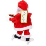 Дед Мороз музыкальный 30 см в красной шубе с гитарой (работает от 3*АА - в комплект не входят)