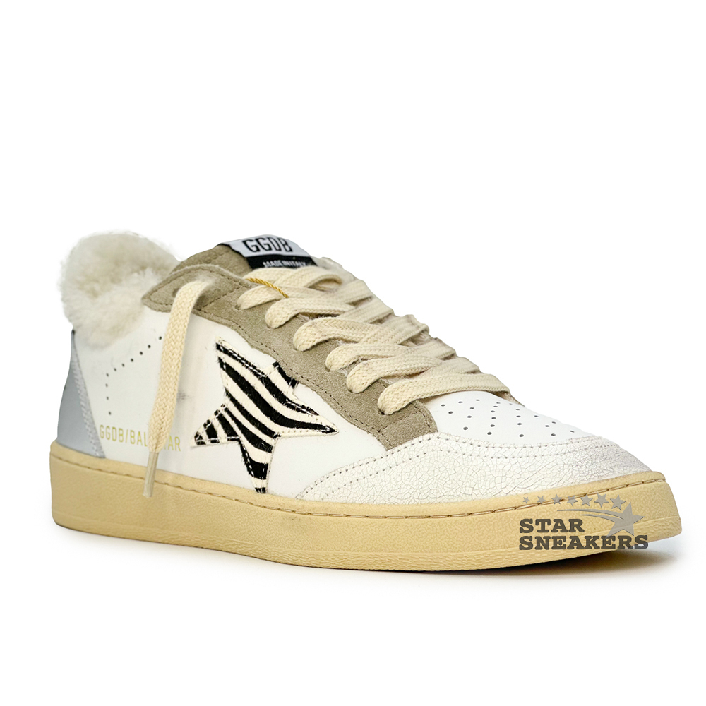 Кеды женские с мехом Golden Goose Ballstar