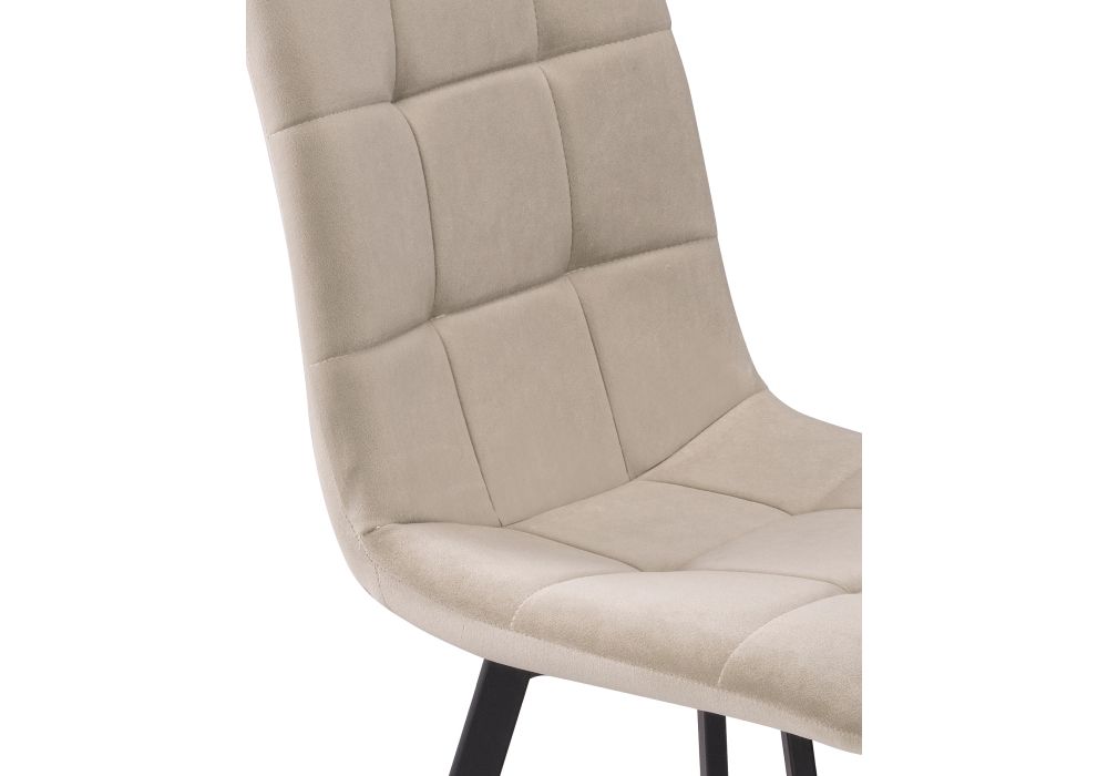 Стул на металлокаркасе Bruk beige / black