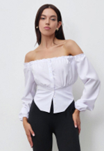 Блуза приталенная