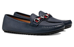 GUCCI Loafer "Web Leather" Men"s