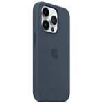 Силиконовый чехол с поддержкой MagSafe Apple Silicone Case для iPhone 14 Pro, Storm Blue (Штормовое небо)