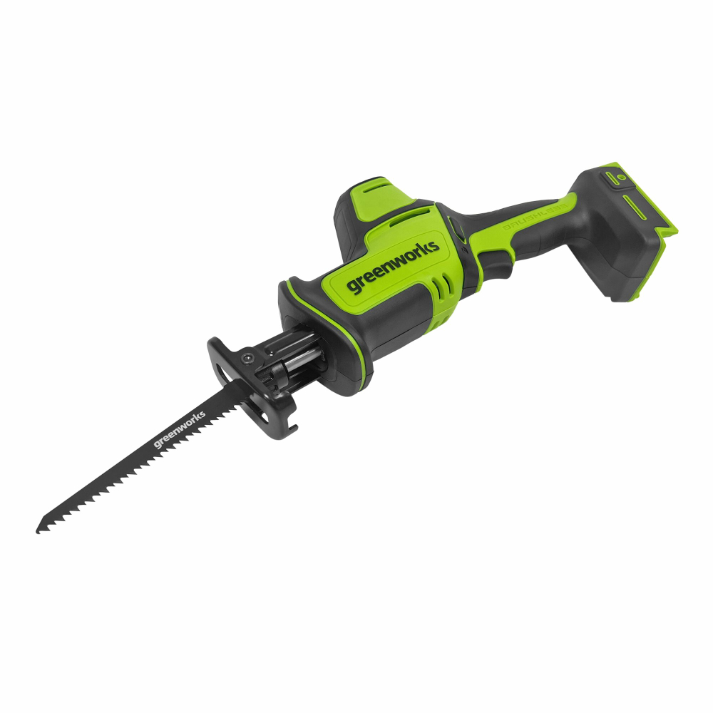 Пила сабельная аккумуляторная GREENWORKS GPT-CRS-25 24V, бесщеточная, без АКБ и ЗУ (1200507)