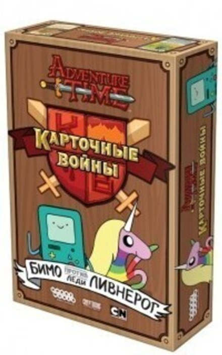 Настольная игра "Время приключений: Карточные войны - Бимо против Леди Ливнерог"