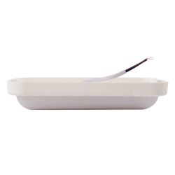 ULW-Q228 18W-4000K IP65 WHITE Светильник светодиодный влагозащищенный. Прямоугольник. Белый свет 4000K. 195×95×35мм. Корпус белый. ТМ Volpe