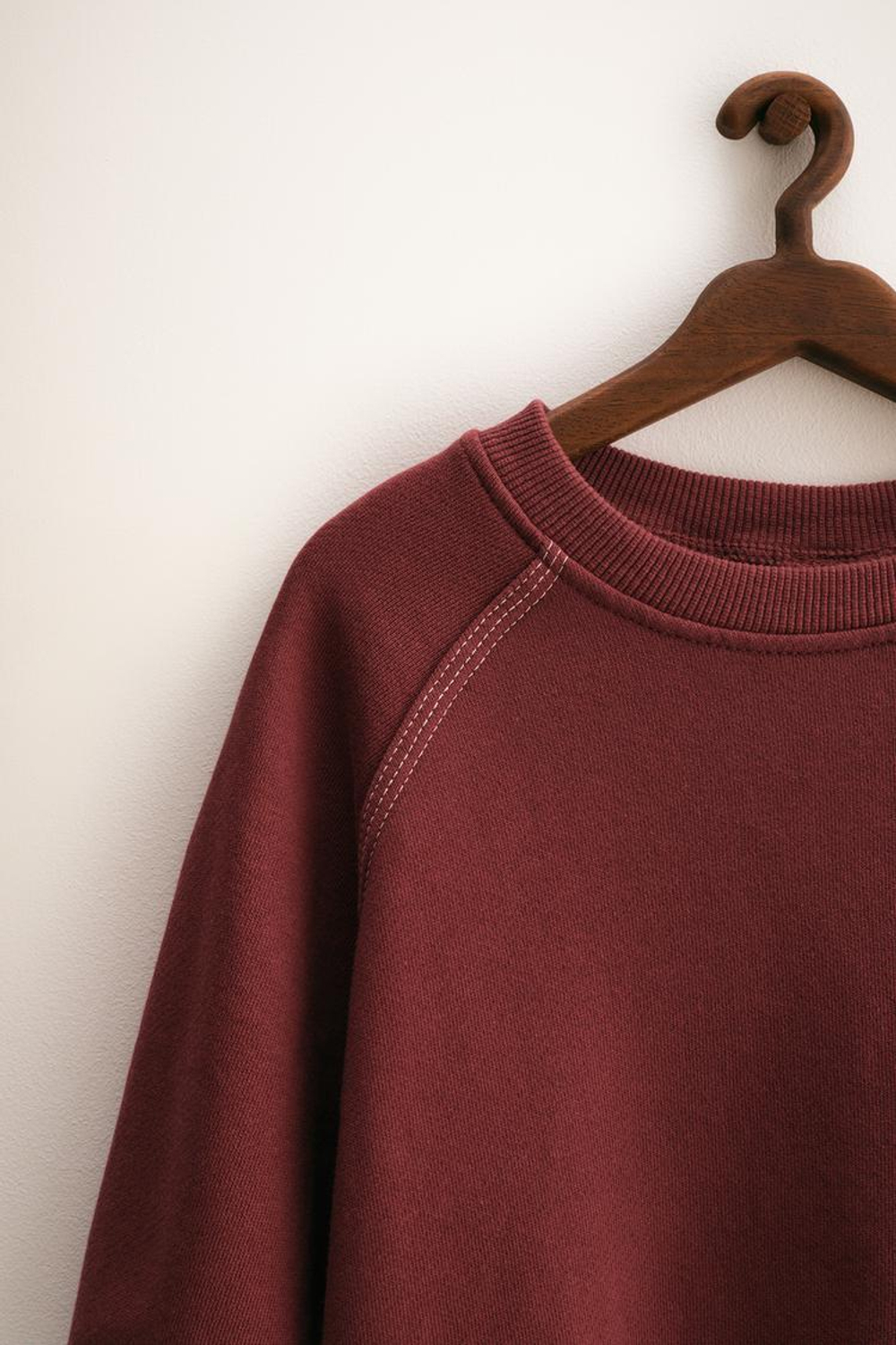 ZARA TIMELESS - ТОЛСТОВКА С КРУГЛЫМ ВЫРЕЗОМ, ТЕМНО-МЕДНЫЙ