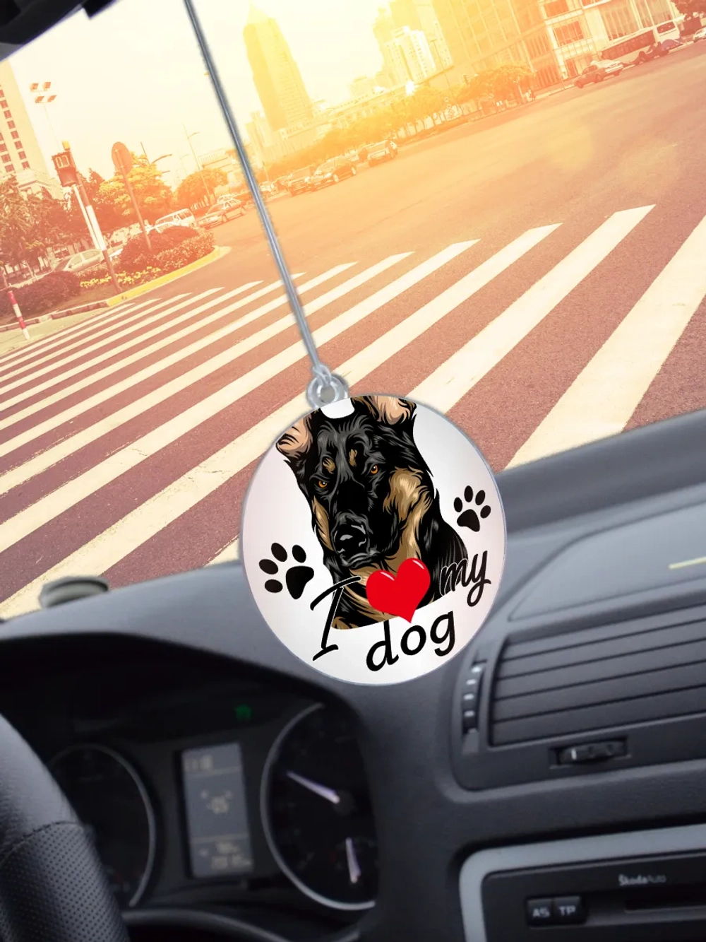 Подвеска в машину - Немецкая овчарка