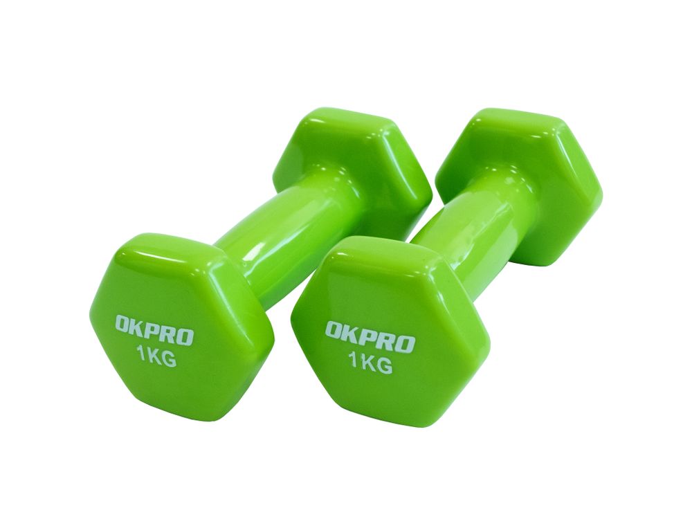 Гантель виниловая 1 кг для групповых программ